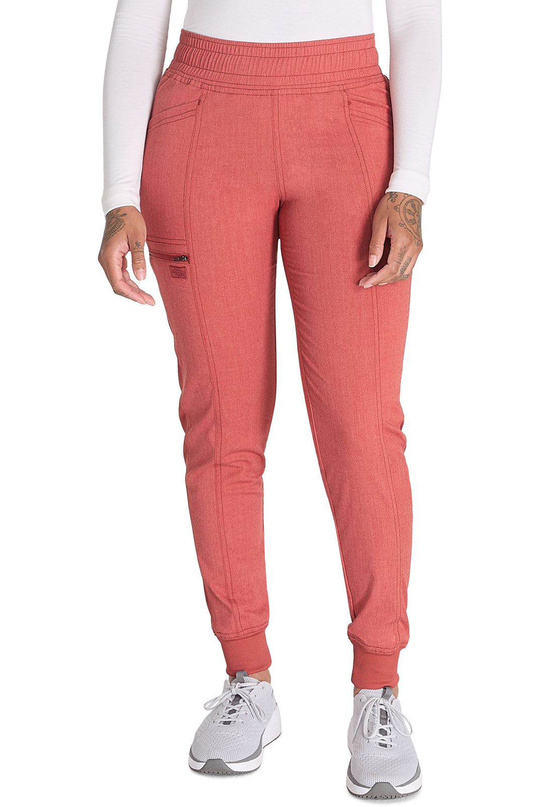 Women's Mid Rise Jogger Pant - Heather Clay